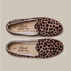 Sabah Leopard Print Flats